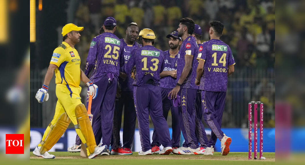 IPL 2025: CSK suffer embarrassing firsts in loss at Chepauk vs KKR | Cricket News