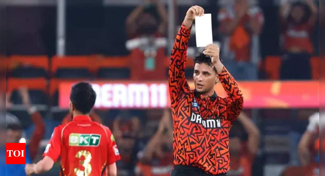 Abhishek Sharma: ‘This one is for Orange Army’: Abhishek Sharma celebrates maiden IPL hundred in style
