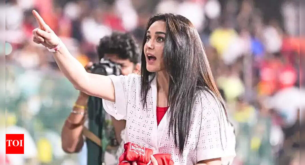 Preity Zinta breaks the internet with wild celebration after Punjab’s win over KKR – Watch | Cricket News