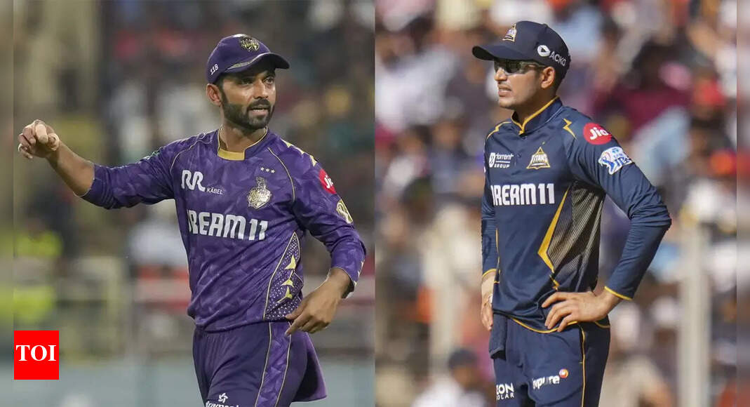 KKR vs GT Live Score, IPL 2025: Kolkata Knight Riders seek revival against table-toppers Gujarat Titans
