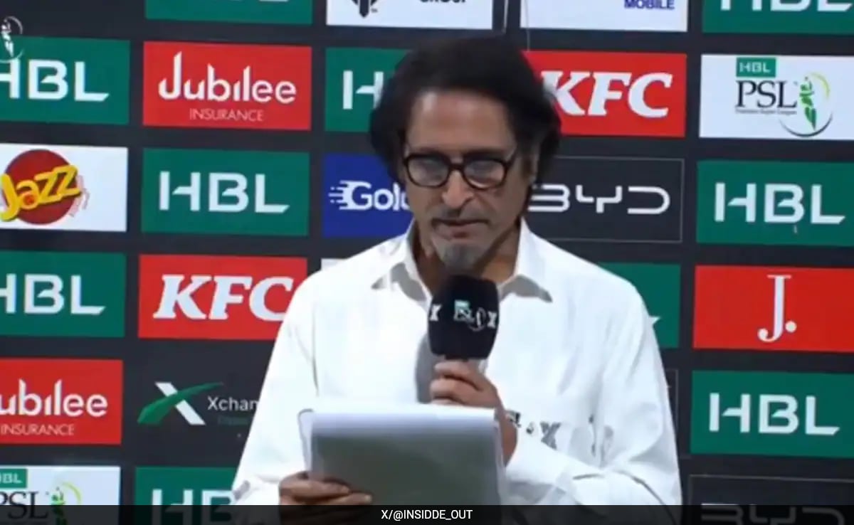 Watch: Ramiz Raja’s ‘IPL Remark’ In PSL Presentation Stumps Everyone