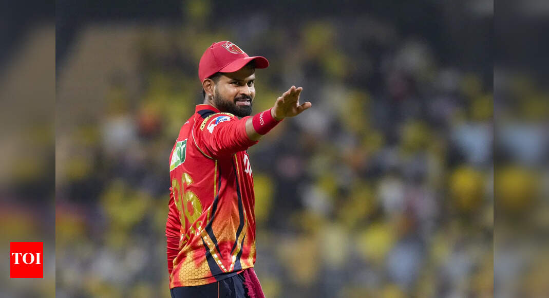Punjab Kings captain Shreyas Iyer fined for slow over-rate in IPL 2025 match against CSK | Cricket News