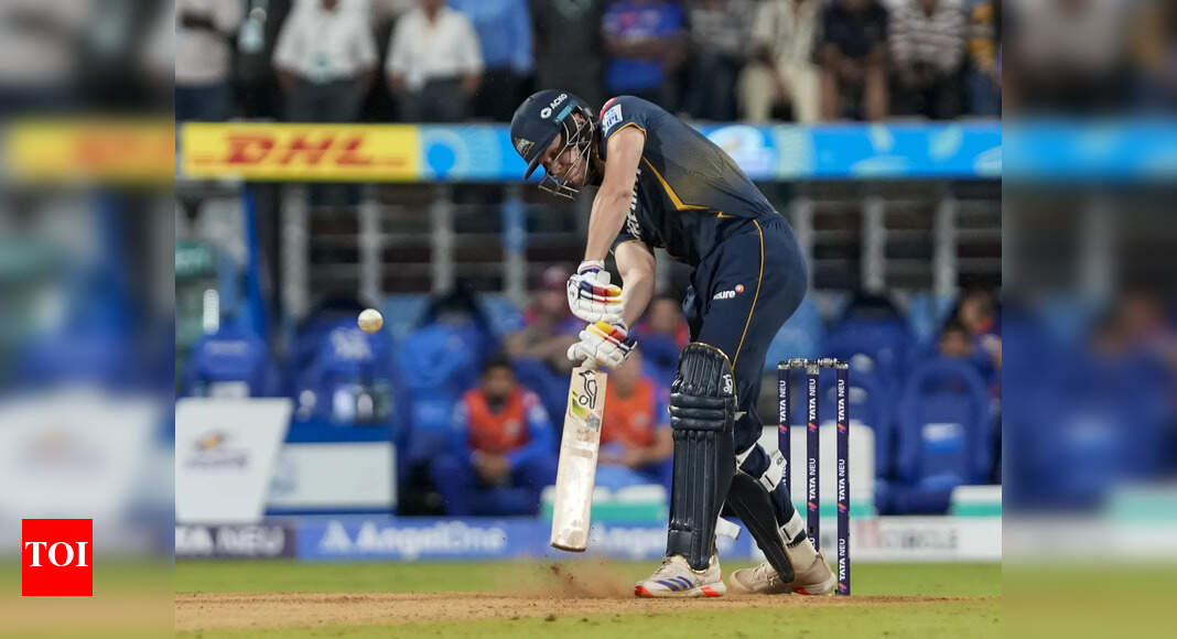 Gujarat Titans snatch thrilling last-ball win over Mumbai Indians in a rain-hit thriller | Cricket News