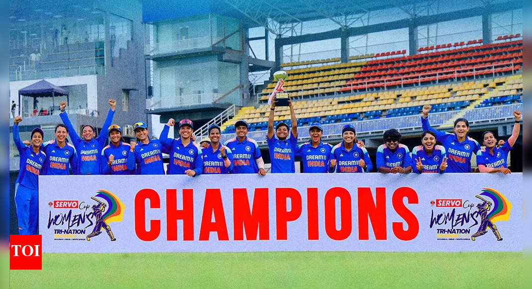 Smriti Mandhana, Sneh Rana shine as India clinch Tri-Nation title | Cricket News