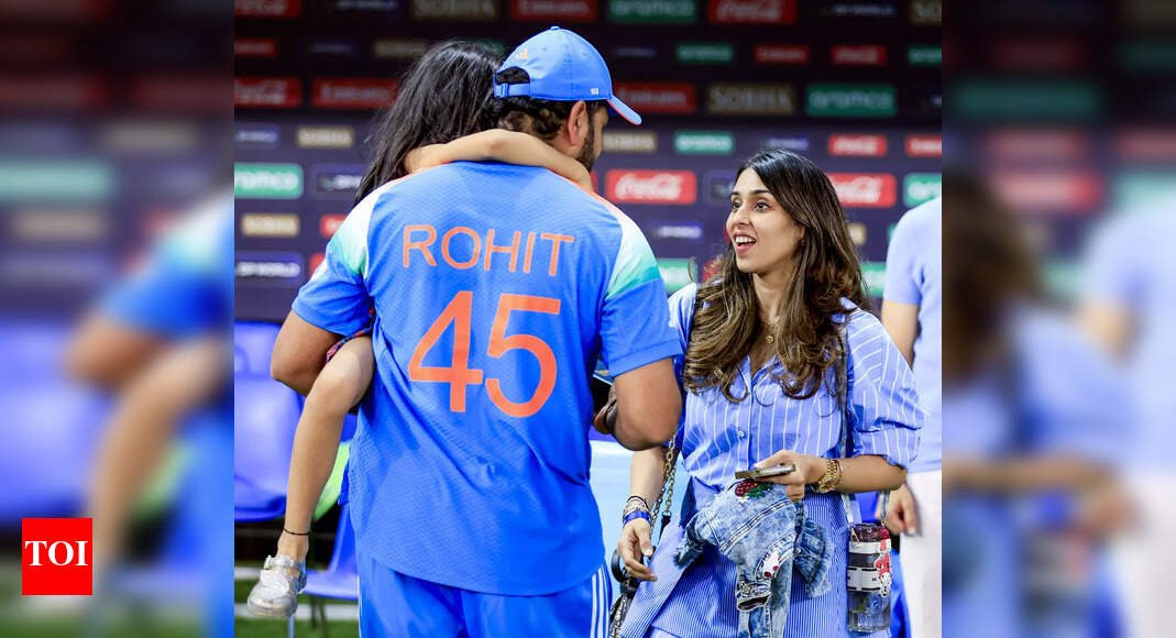 Emotional Ritika Sajdeh in tears as Rohit Sharma stand inaugurated at Wankhede – Watch | Cricket News