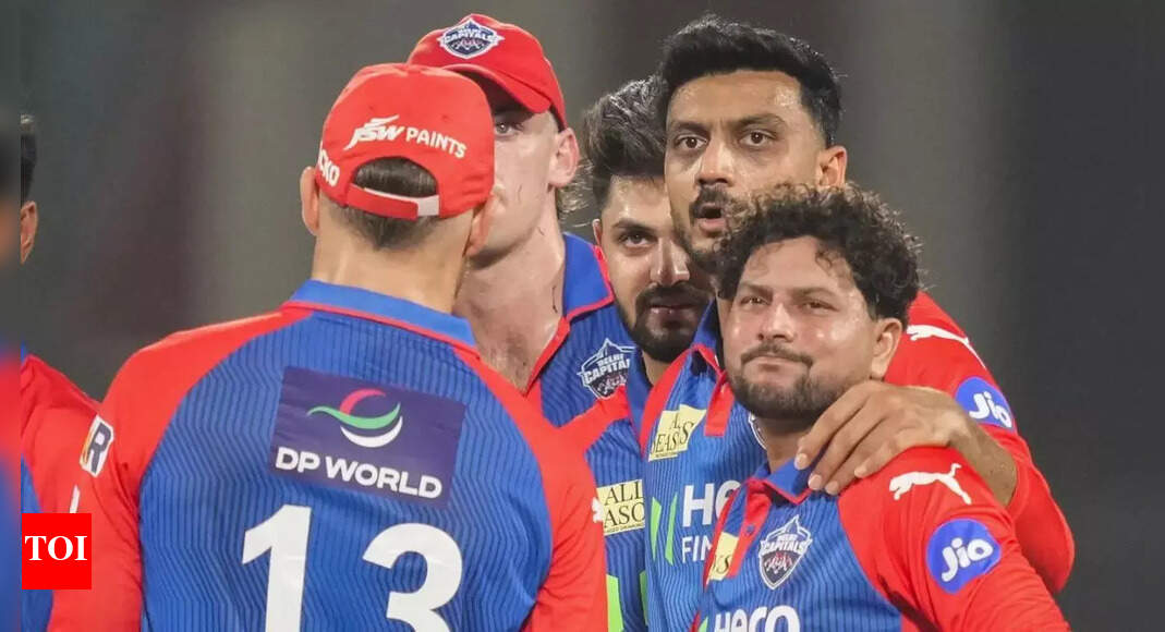 Watch: Kuldeep Yadav loses cool, confronts umpire after DRS call goes against him | Cricket News