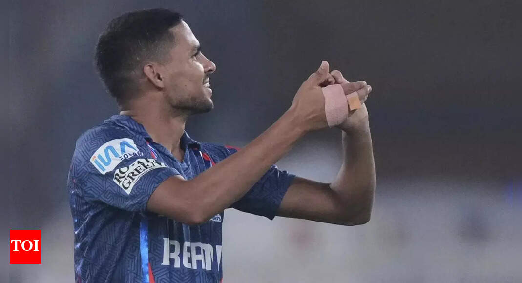 Watch: Akash Singh dedicates wicket to suspended Digvesh Rathi with notebook signature celebration | Cricket News