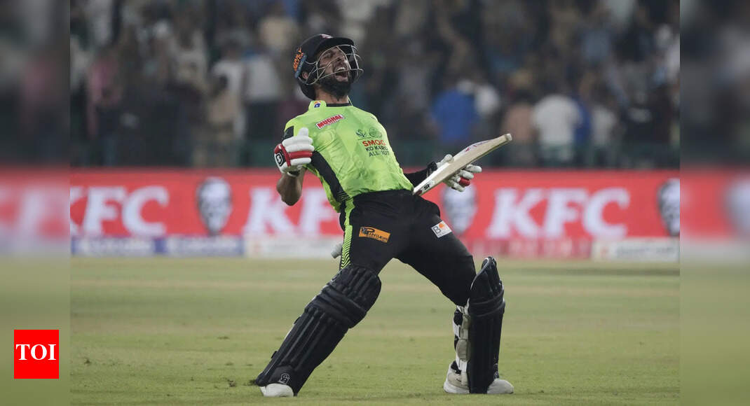 Madness! Sikandar Raza plays a Test in England, lands 10 minutes before toss in Pakistan and hits winning runs in PSL final | Cricket News