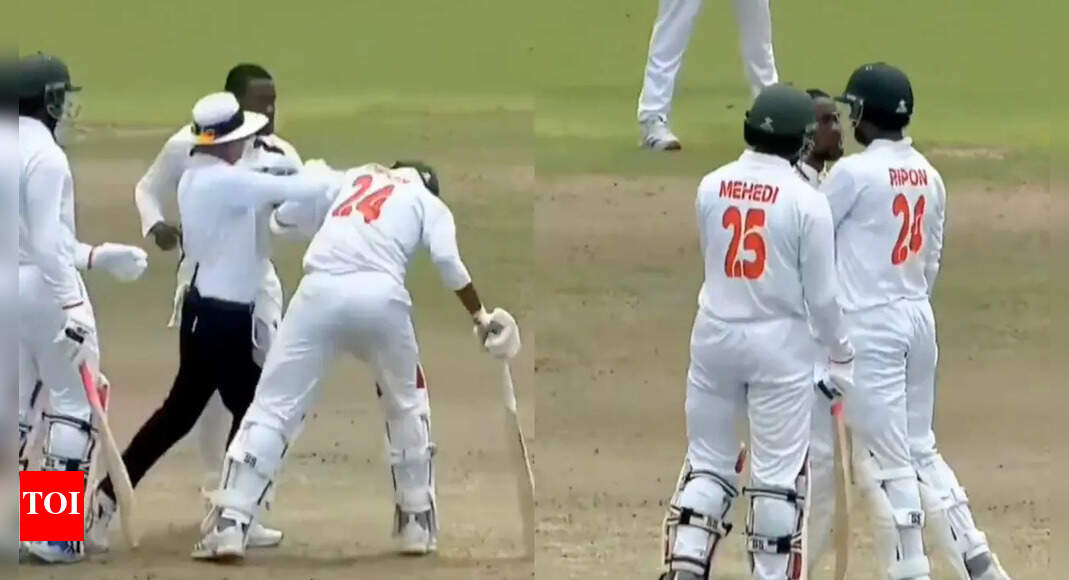 Watch: Bangladesh, South Africa Emerging players come to near blows in ugly scenes | Cricket News